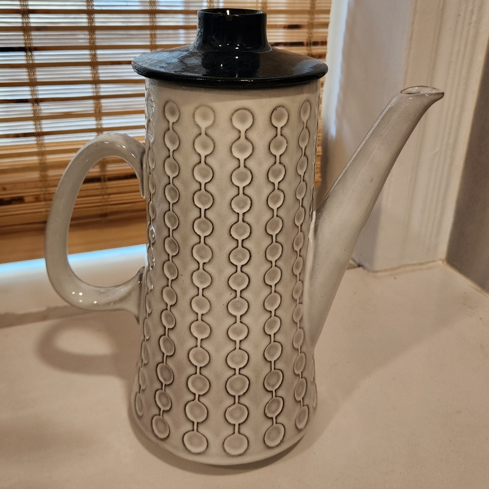 Ceramano Coffee Pot Mid Century Modern from Germany Rare Pattern